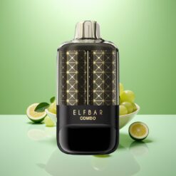 ELF BAR COMBO 25000 Puffuri Disposable Vape Strugure Verde & Strugure