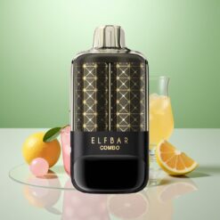 ELF BAR COMBO 25000 Pufuri Vape Disposable Limonadă Roz & Fructe de Vișine
