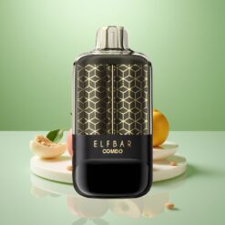 ELF BAR COMBO 25000 Pufuri Vape Disposable Măr & Piersică Zemoasă cu 700mAh, Tip-C, 5% Nicotină, Afișaj