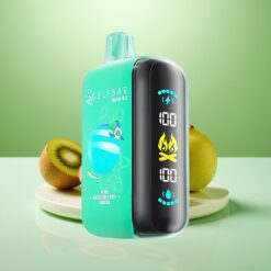 ELF BAR RAYA D3 25000 Pufuri Vape Disposable Kiwi Fructul Pasionale Guava, 23ml, 5% Nicotina, 850mAh