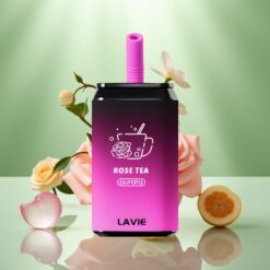 LAVIE Aurora 11000 Puffs Vape Disposable Ceai de Trandafir 22ML 650mAh USB-C