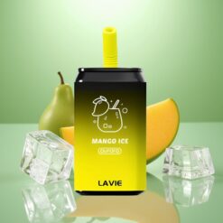LAVIE Aurora 11000 Pufuri Vape Disposable Mango Gheață, 22ML, 650mAh, Tip C