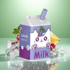 LAVIE Milk 7000 Puffs Vape Gheață de Struguri 16ML, 600mAh, Tip C Reîncărcabil