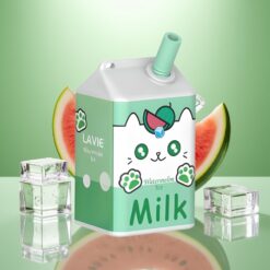 LAVIE Milk 7000 Puffs Vape de unică folosință Pepene Gheata – 16ML, 600mAh, Type C, 0%/2%/5% Nicotină