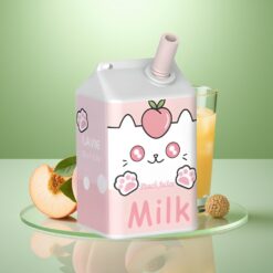 LAVIE Milk 7000 Pufuri Vape de unică folosință Suc de Piersici 16ML, 600mAh, Tip C, 0%/2%/5% Nicotina