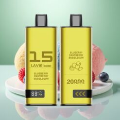 Lavie Cube 20000 Puffs Vape de unică folosință Afine Zmeură Gumă de Balon 28ML 600mAh Type C