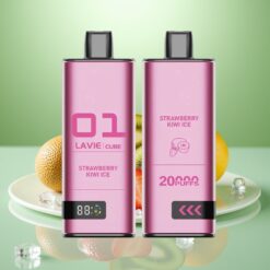 Lavie Cube 20000 Puffs Vape de unică folosință Capsuni Kiwi Gheață 28ML 600mAh Type C