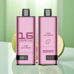 Lavie Cube 20000 Pufuri Vape Disposable Taro Înghețată 28ML 5% Nicotină 600mAh Type C