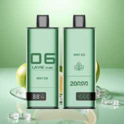 Lavie Cube 20000 Pufuri Vape Dispozabil Mentă Gheață 28ML 5% Nicotină Sare