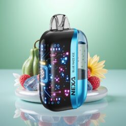 NEXA Ultra 50K Vape de unică folosință 20ml 5% Nicotine 50000 Puffs Blu Razz Ice 800mAh Type-C