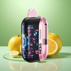 NEXA Ultra 50K Vape de unică folosință 20ml 5% Nicotine Bliss de Citrice cu Ecran 3D Curbat și Încărcare Type-C