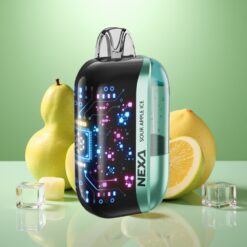 NEXA Ultra 50K Vape de unică folosință 20ml 800mAh Mărul Acru Gheaţă 5% Nicotină