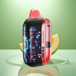 NEXA Ultra 50K Vape de unică folosință Dragon Melon 20ml 5% Nicotine 3D Curved Screen Type-C