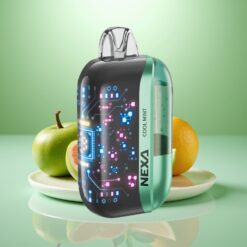 NEXA Ultra 50K Vape de unică folosință Mentă Răcoritoare 20ml 50000 Puffs 5% Nicotină 0.9ohm Dual Mesh Ecran 3D Type-C