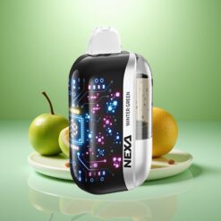 NEXA Ultra 50K Vape de unică folosință Verde de Iarnă 20ml 800mAh 5% Nicotină 0.9ohm Dual Mesh