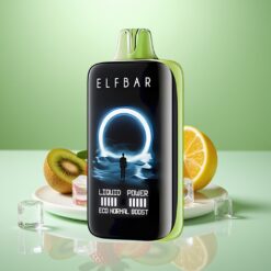 Elf Bar Moonnight 40000 Puffs Căpșuni Kiwi Înghețate cu 22ml Lichid, 1000mAh Battery, Type-C