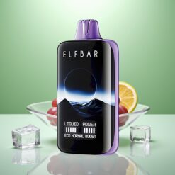 Elf Bar Moonnight 40.000 Pufări Gheață de Struguri – 22ml, 1000mAh, Reîncărcare Type-C, 50MG