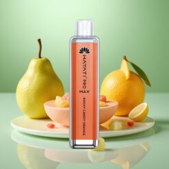 Hayati Pro Max 4000 Puffs Vape de unică folosință Bomboană Portocalie cu LED, 1400mAh, 2ml/10ml