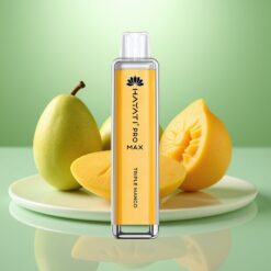 Hayati Pro Max 4000 Puffuri Vape de unică folosință Mango Triplu cu Baterie 1400mAh Reîncărcabilă și LED