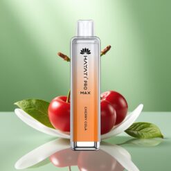 Hayati Pro Max 4000 Pufuri Vape de unică folosință Cireșă-Cola cu Baterie 1400mAh Reîncărcabilă