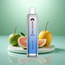 Hayati Pro Max 4000 Pufuri Vape de unică folosință Fuziune Albastră cu 5% Nicotină, 1400mAh, Dual Coil