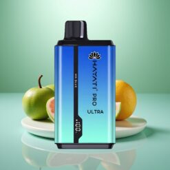Hayati Pro Ultra 15000 Puffs 2×12ml 2% Nicotine 49 Arome Domnul Albastru Vape de unică folosință