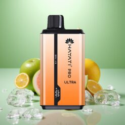 Hayati Pro Ultra 15000 Puffs - 850mAh, 2×12ml, 2% Nicotine, Bru Ice