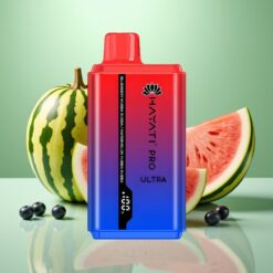 Hayati Pro Ultra 15000 Pufuri 2×12ml 2% Nicotina Afine Bomboșe Zmeură Afine Bomboșe Pepene