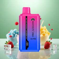 Hayati Pro Ultra 15000 Pufuri Vape Disposable Blu Razz Ananas Capsuni Gheață 2×12ml 2% Nicotina
