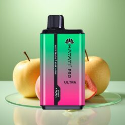 Hayati Pro Ultra 15000 Pufuri Vape Disposable Măr Acru piersică Zemoasă 2×12ml 2% 49 Arome