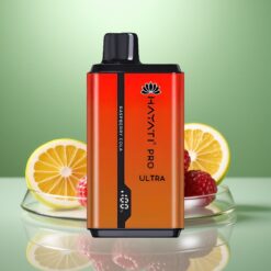 Hayati Pro Ultra 15000 Pufuri Vape de unică folosință Zmeura-Cola 2×12ml 2% 49 Arome